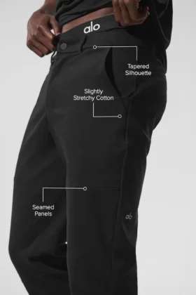 Edition suède broek – Zwart
