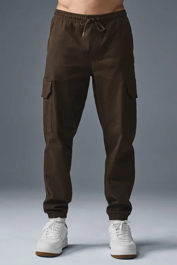 Edition suède joggingbroek - Espresso