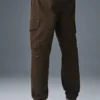 Edition suède joggingbroek - Espresso