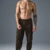 Edition suède joggingbroek - Espresso