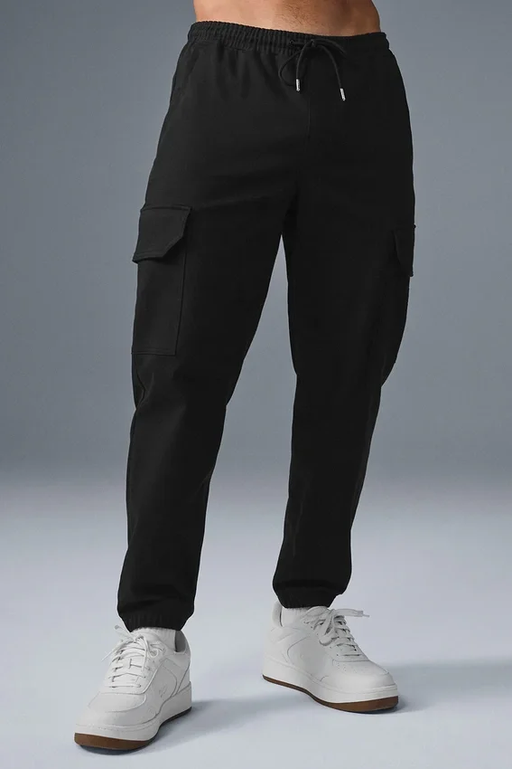 Edition suède joggingbroek - Zwart