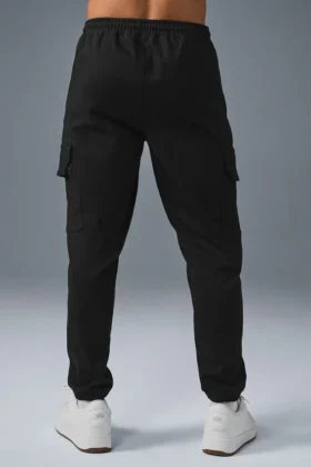 Edition suède joggingbroek – Zwart