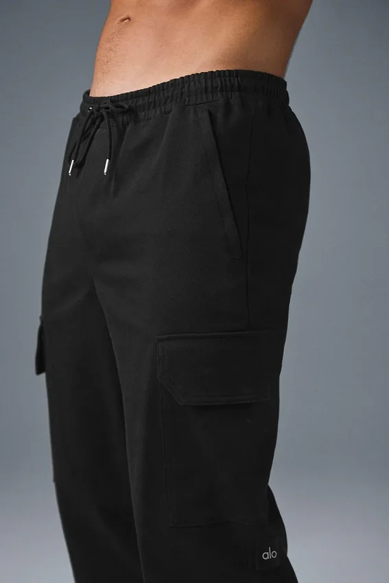 Edition suède joggingbroek - Zwart