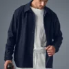 Edition Sueded-jas - Navy