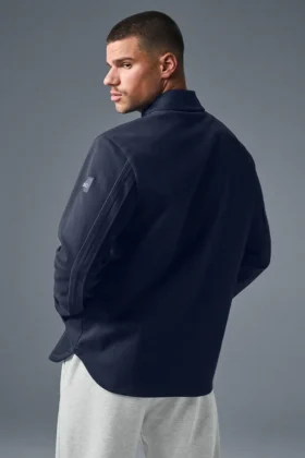 Edition Sueded-jas – Navy