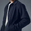 Edition Sueded-jas - Navy