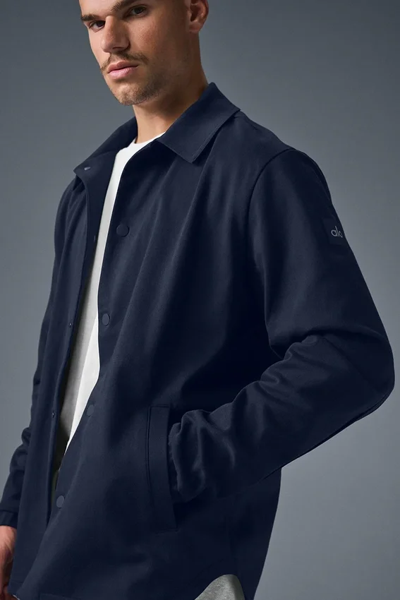 Edition Sueded-jas - Navy