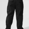 Edition Sueded Straight Leg Broek - Zwart