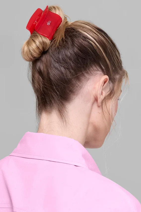 Effortless Claw Clip (2-pack) - Candy Heart Pink/Felrood