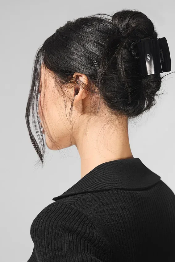 Moeiteloze Claw Clip - Zwart