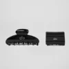 Effortless Claw Clip (2-pack) - Zwart