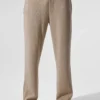 Elevate Waffle broek met rechte pijpen - Gravel