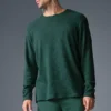 Elevate Waffle T-shirt met lange mouwen - Winter Ivy