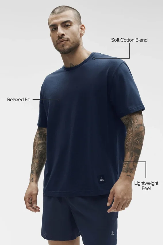 Essential Street-T-shirt met korte mouwen - Navy
