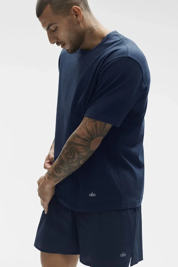 Essential Street-T-shirt met korte mouwen - Navy