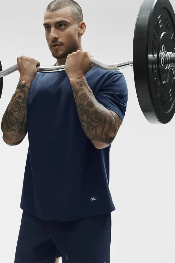 Essential Street-T-shirt met korte mouwen - Navy