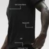 Essential T-shirt met korte mouwen voor in de stad - Zwart