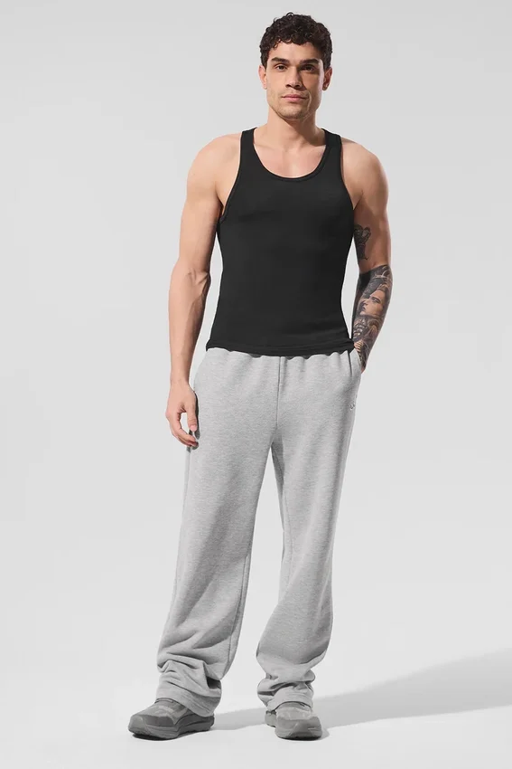 Everyday Modal Rib Top - Zwart