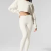 Extreme Cropped Trui - Ivoor