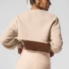 Extreme Cropped Trui - Macadamia