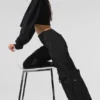 Extreme cropped trui - Zwart