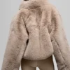 Faux Fur Allure-jas - Oat