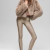 Faux Fur Allure-jas - Oat