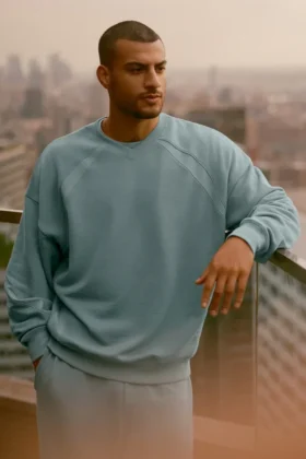Field-sweatshirt met ronde hals - Desert Sage
