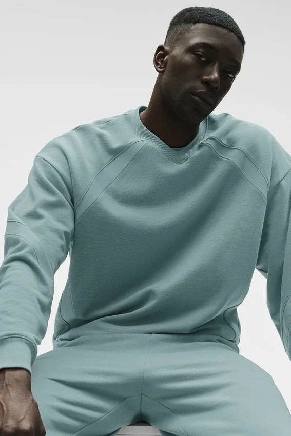 Field-sweatshirt met ronde hals - Desert Sage
