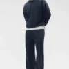 Field-sweatshirt met ronde hals - Navy