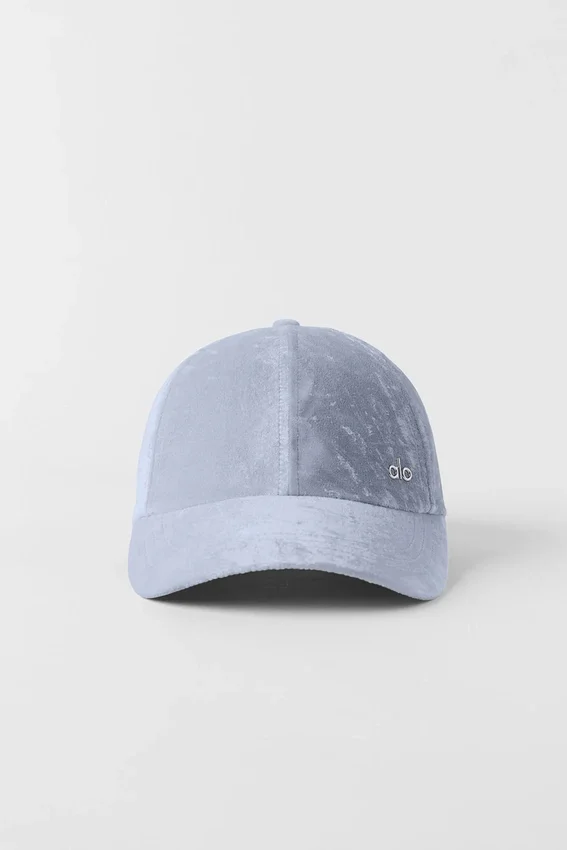 Fluwelen Off-Duty-pet – Winter Frost