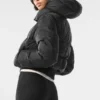 Foxy pufferjack – Zwart