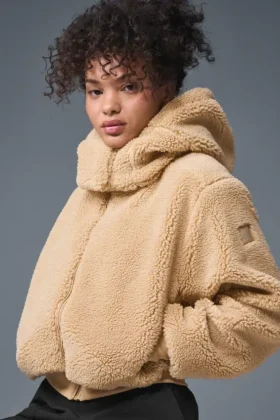 Foxy Sherpa-jas - Camel