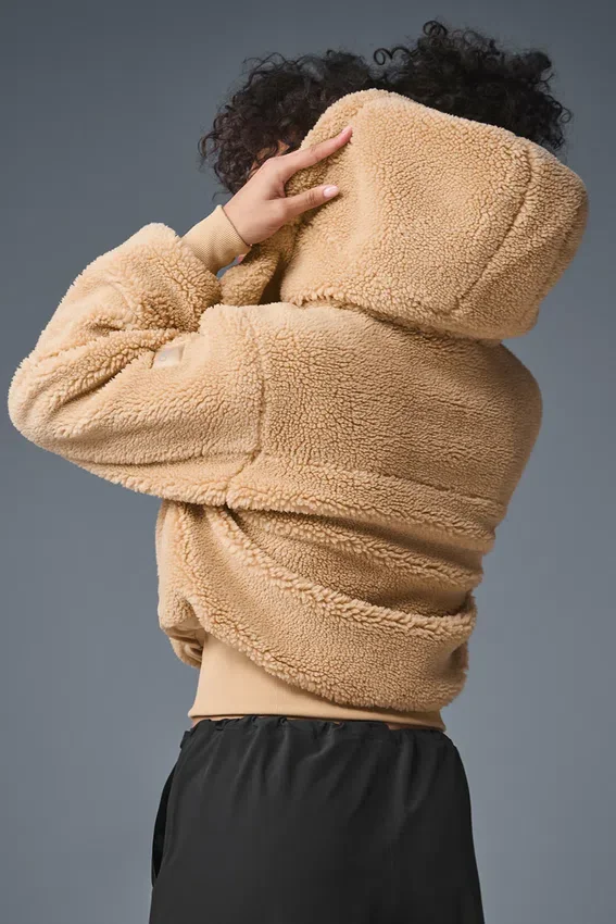 Foxy Sherpa-jas - Camel