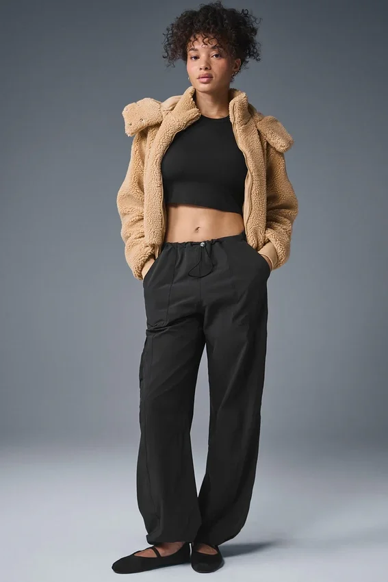 Foxy Sherpa-jas - Camel