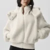 Foxy Sherpa-jas - ivoor