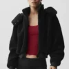 Foxy Sherpa-jas - Zwart