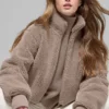 Foxy Sherpa-jasje - Chai Latte