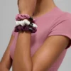 Fresh Mini Scrunchie 3-pack - Bordeauxrood/Roze Wilde Roos/Ivoor