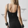 Geribbelde Adore-top - Zwart