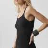 Geribbelde Adore-top - Zwart