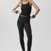 Geribbelde Adore-top - Zwart