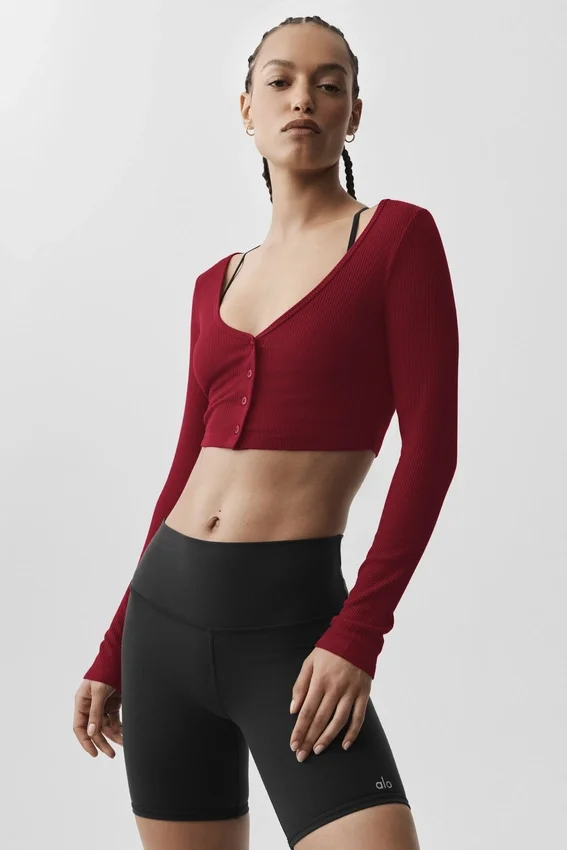 Geribd, kort Whisper-vest - Summer Romance Red