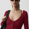 Geribd, kort Whisper-vest - Summer Romance Red