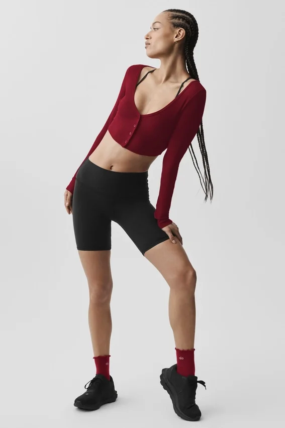 Geribd, kort Whisper-vest - Summer Romance Red