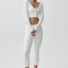 Geribd, kort Whisper-vest - Wit