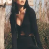 Geribd, kort Whisper-vest - Zwart