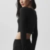 Geribd, kort Whisper-vest - Zwart