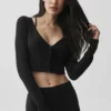 Geribd, kort Whisper-vest - Zwart
