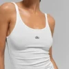 Geribde Prosper-tanktop - Wit